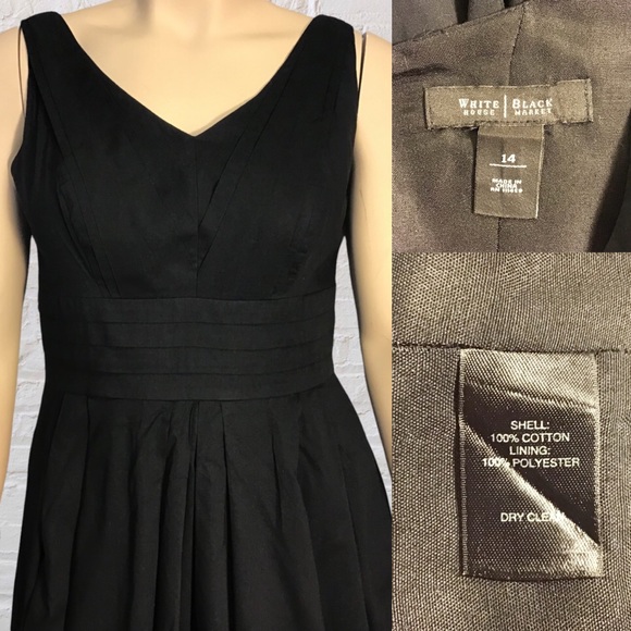 WHBM Little Black Sundress - Picture 2 of 6